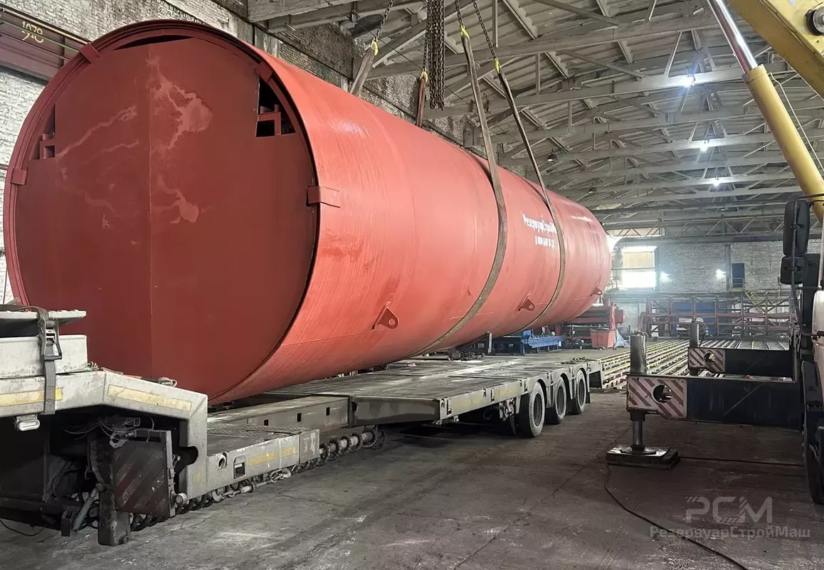 Изготовление металлоконструкций бака аккумулятора горячей воды БАГВ-2000 м3